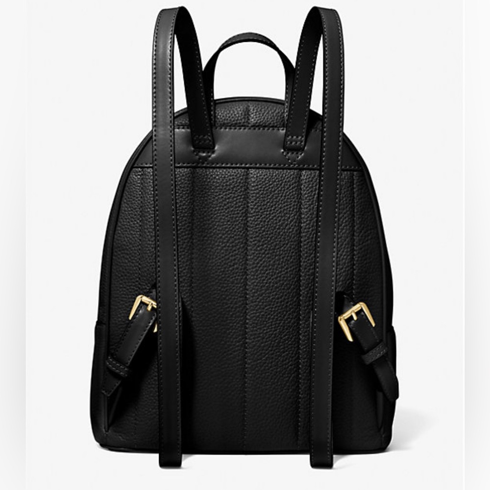 Michael Kors Black and Gold Studded Backpack - Picture 3 of 11